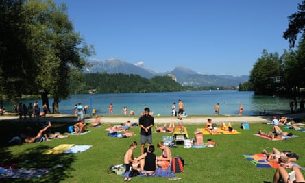 Lake Bled in Slovenia.
