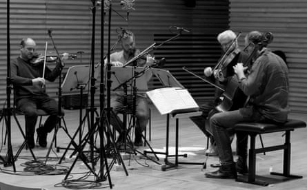 The Nash Ensemble at the Ravel album sessions.