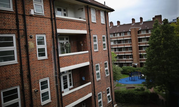 Flats in Wapping, east London.