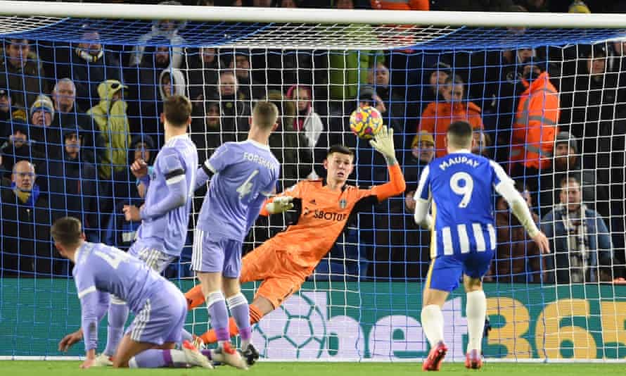 neal maupay s spectacular misses cost brighton in stalemate with leeds premier league the guardian