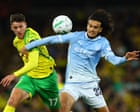 Manchester City v Norwich City: Carabao Cup third round – live