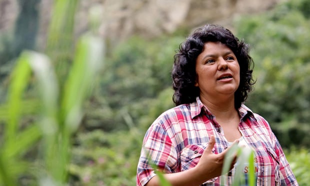 Berta Cáceres, pictured in 2015.