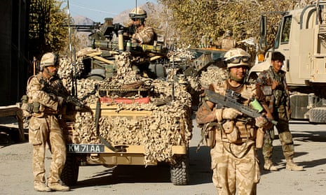 British soldiers in Musa Qala