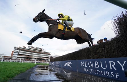 Shishkin with a big leap under Nico de Boinville.