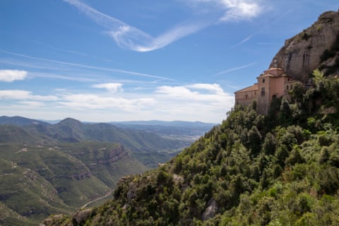 A hermitage in Montserrat. dqxikeidqkikdinv