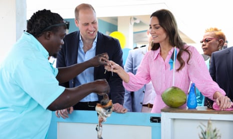 The Duke and Duchess of Cambridge in the Bahamas during their eight-day tour of the Caribbean