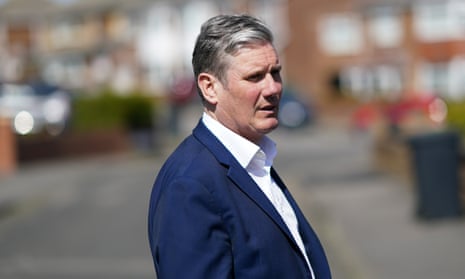 Keir Starmer campaigning in Hartlepool.