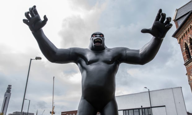 A recreation statue of King Kong unveiled in Birmingham for the Commonwealth Games.