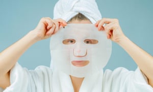 A different kind of face mask.