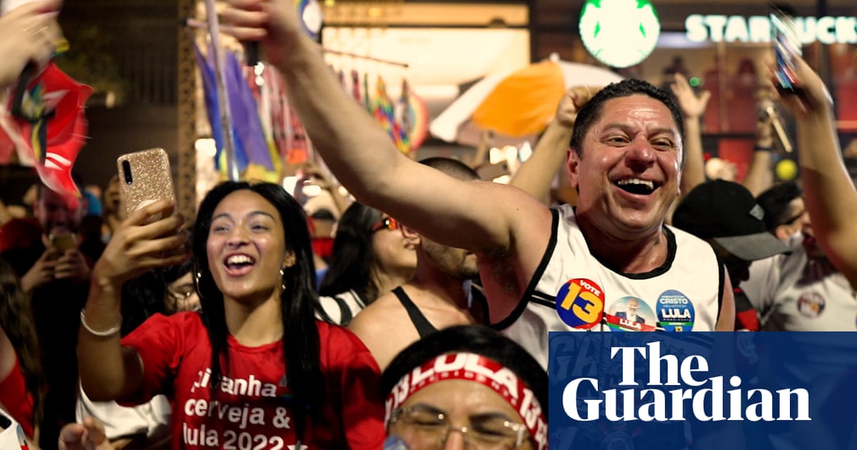 'I'm going to cry': euphoria on Brazil’s streets as Lula wins – video