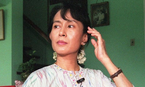 Myanmar’s leading democracy activist Aung San Suu Kyi, August 1998.