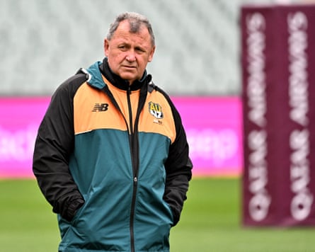 Ian Foster at the captain’s run in Adelaide.