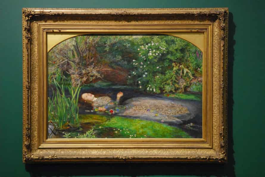 Ophelia by John Everett Millais (1851-2).