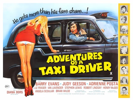Poster of Adventures of a Taxi Driver, 1976.