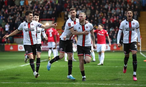 McBurnie celebrates after finding the net