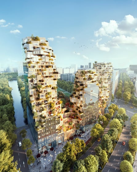 Greening buildings … The Valley, an MVRDV and Edge project for Amsterdam.