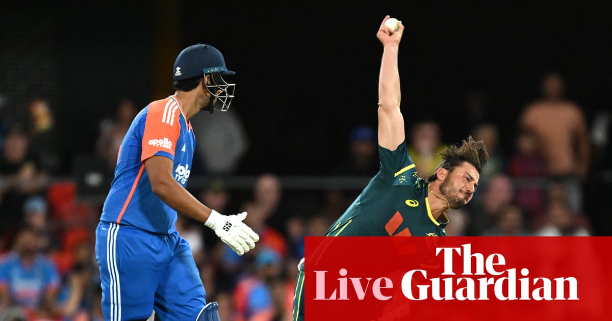 Australia v India: fourth men’s Twenty20 international – live