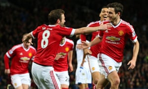 Darmian celebrates with team mates after scoring the second goal.