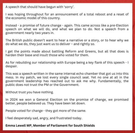 Starmer’s speech fails to stop more Labour MPs calling for his resignation – UK politics live Starmer’s speech fails to stop more Labour MPs calling for his resignation – UK politics live
