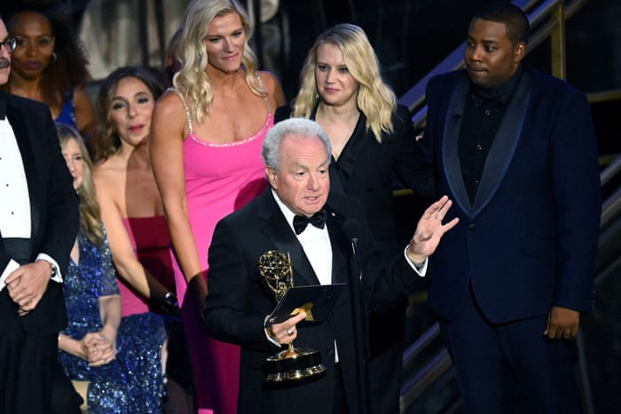 Saturday Night Live Producer Lorne Michaels accepts the award for Best Variety Graphic Show.