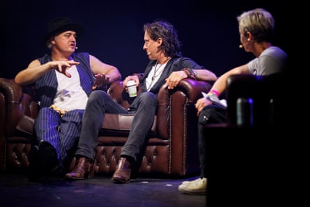 Miranda Sawyer interviews Pete Doherty and Carl Barât of the Libertines for Guardian Live.