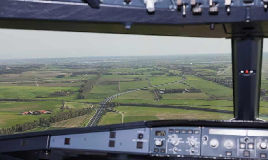 view from a cockpit