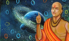 A painting of the Indian astronomer Aryabhata