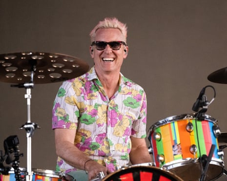 2022 Coachella Valley Music And Arts Festival - Weekend 2 - Day 2<br>INDIO, CALIFORNIA - APRIL 23: Drummer Josh Freese of The Vandals performs on the Sahara Stage during Weekend 2, Day 2 of the 2022 Coachella Valley Music and Arts Festival on April 23, 2022 in Indio, California. (Photo by Scott Dudelson/Getty Images for Coachella)
