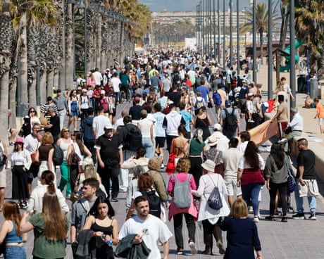 Weather tracker: temperatures in Spain and Brazil well above late April norm