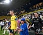 AFC Champions League Elite - Al Nassr v Neftchi FerganaSoccer Football - AFC Champions League Elite - Al Nassr v Neftchi Fergana - Al Awwal Park, Riyadh, Saudi Arabia - October 12, 2026
Al Nassr's Cristiano Ronaldo walks out with a young mascot before the match REUTERS/Stringer