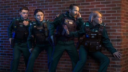The crime-busting Blue Lights team.