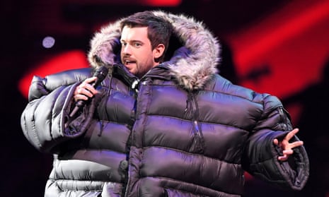 Man was hot … Jack Whitehall, host of the Brit awards 2018.