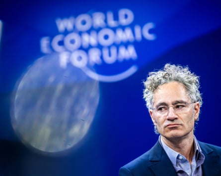 Palantir co-founder and CEO Alex Karp in Davos earlier this year.