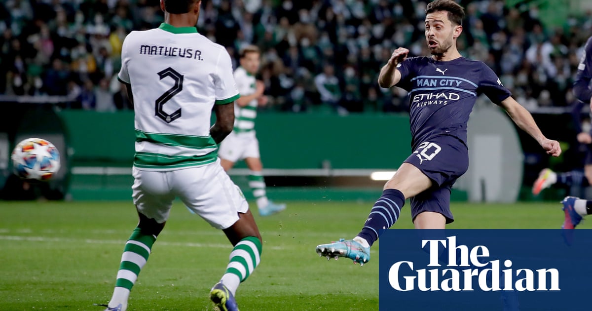 Silva leads Manchester City’s charge towards last eight in rout of Sporting