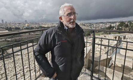 The Israeli attorney Daniel Seidemann in Jerusalem