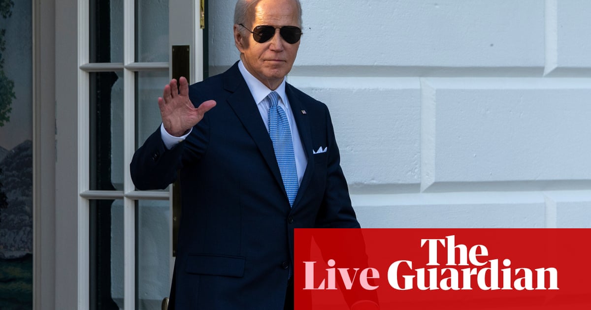 Biden to announce $3.3bn AI center during visit to battleground state Wisconsin - US politics live