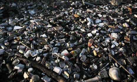 Plastic waste in Jakarta, Indonesia