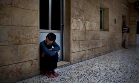 Syrian patients at Dar Al-Ajaza psychiatric hospital in Aleppo, 2012