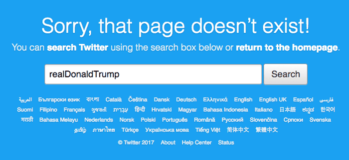 Trump Twitter Account Shut Down By Employee On Last Day Of Work Us News The Guardian