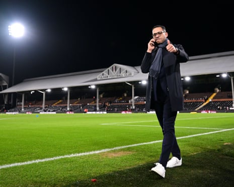 Liam Rosenior at Craven Cottage