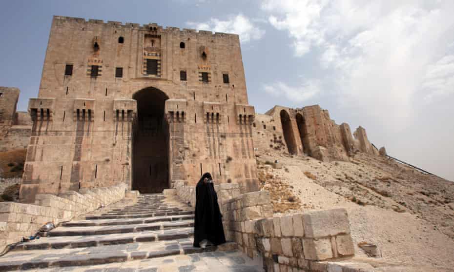 The citadel of Aleppo, part of the city’s wealth of cultural treasures, before it was wrecked in the civil war