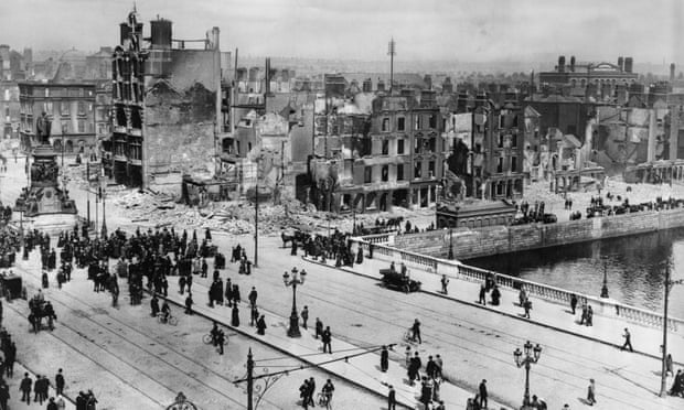 Dublin’s Sackville Street after the Easter Rising