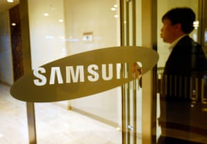 The Samsung Electronics gallery at the Samsung Electronics headquarters in Seoul, South Korea.