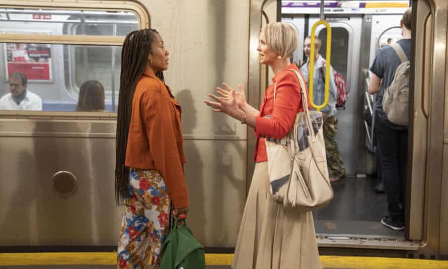 'Is now the right time to be the white saviour' .... And Just Like That.