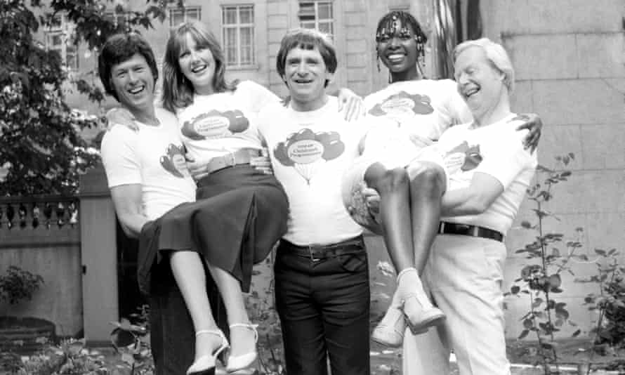 BBC kids’ presenters, 1980.