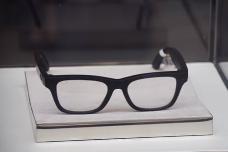 Ray-Ban Meta AI glasses, which have in-built cameras and AI.