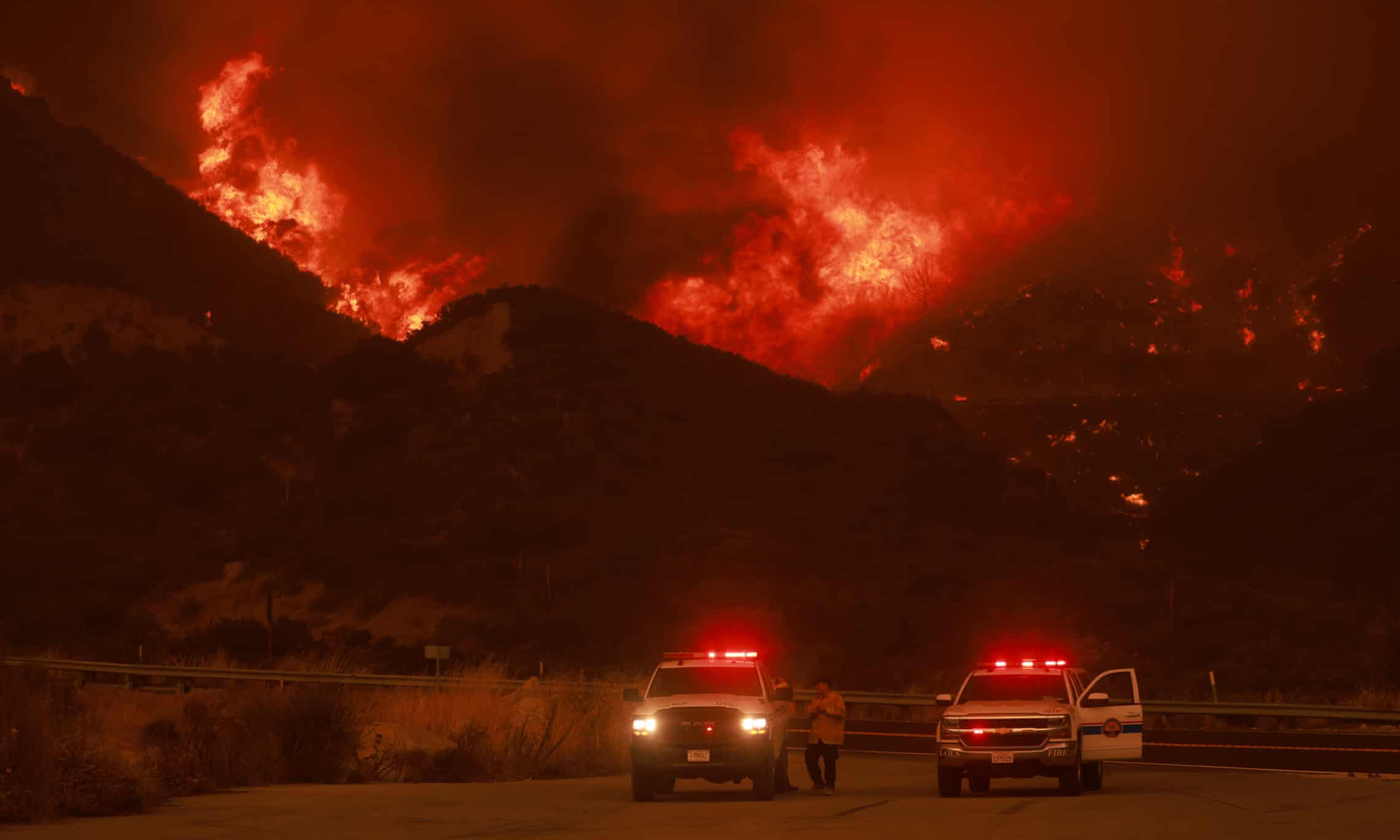 Wildfires near LA