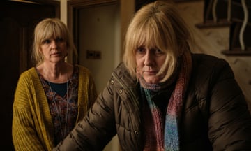Sarah Lancashire as Catherine Cawood and Siobhan Finneran as Clare Cartwright in Happy Valley. 