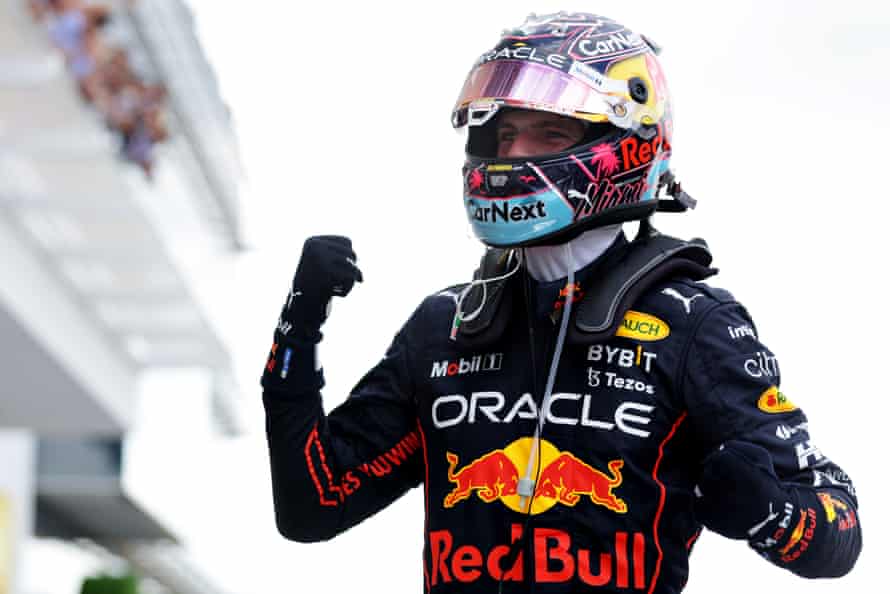 Ganador de la carrera Max Verstappen.