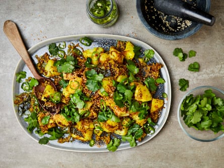 Nepalese potato salad